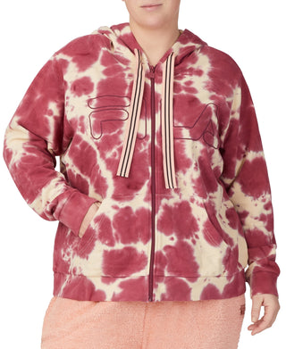 Fila Women's Self Love Zip Up Hoodie Brown