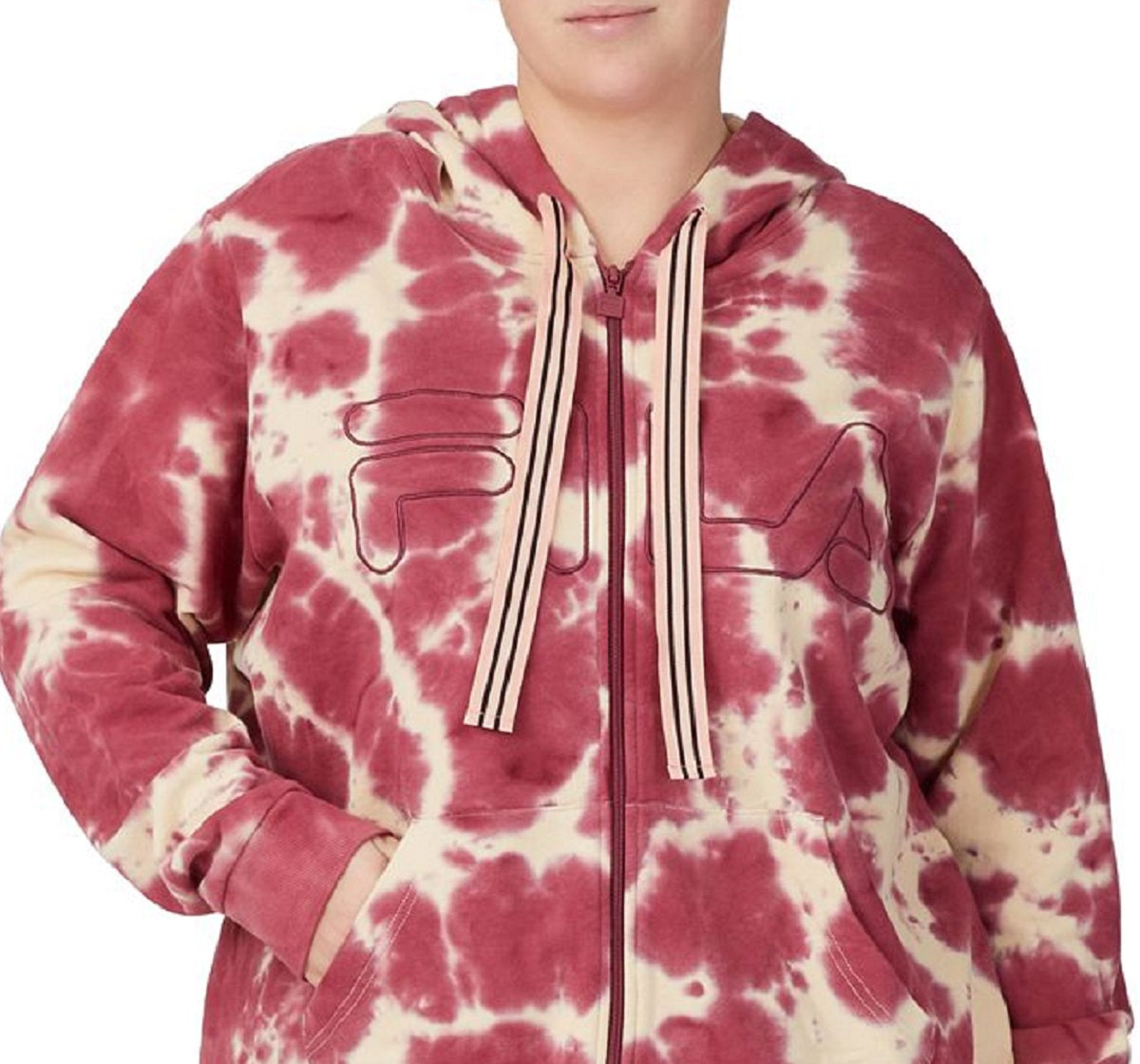 Fila Women's Self Love Zip Up Hoodie Brown