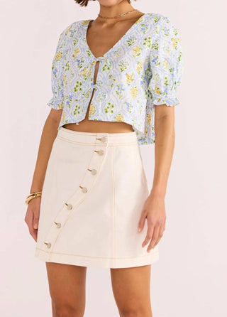 Minkpink - Ditsy Floral V-neck Top