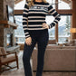 Autumn Cashmere - Ski Striped Jacquard-knit Cashmere Sweater