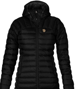 Fjallraven Women's Snowflake Hooded Black Size Small