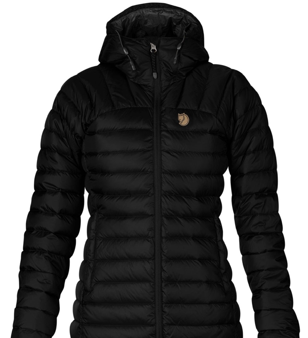 Fjallraven Women's Snowflake Hooded Parka Black Size X-Small