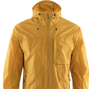 Fjallraven Men's High Coast Wind Jacket Yellow Size Medium