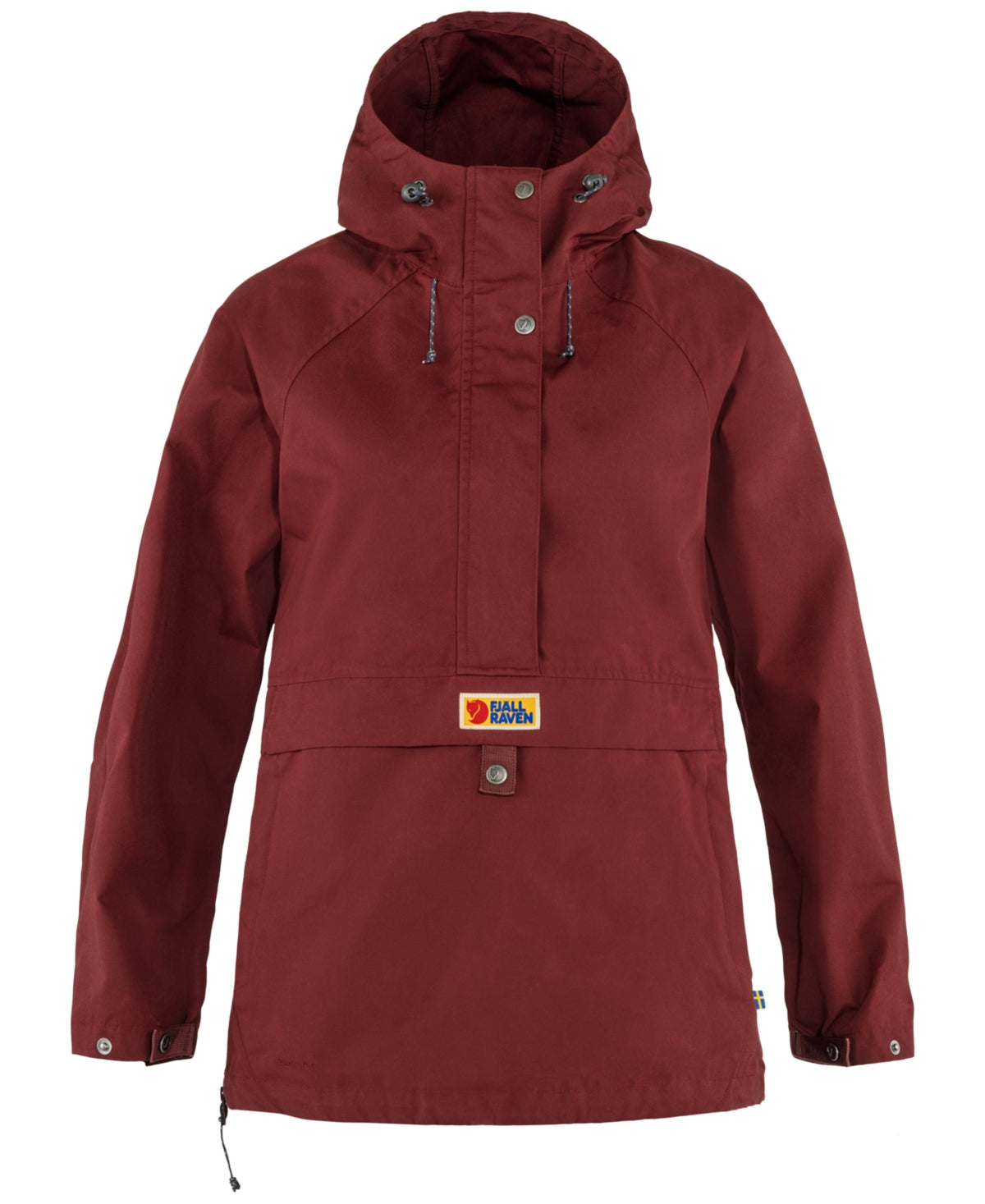 Fjallraven Women's Vardag Anorak Jacket Red Size Small