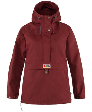 Fjallraven Women's Vardag Anorak Jacket Red Size Small