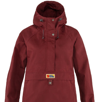 Fjallraven Women's Vardag Anorak Jacket Red Size Small