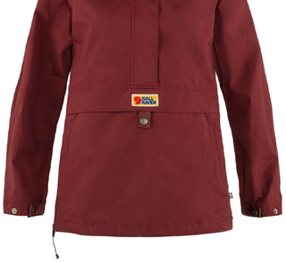 Fjallraven Women's Vardag Anorak Jacket Red Size Small