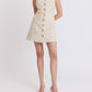 Matthew Bruch - Natural Tweed Vest Mini Dress