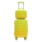 14'/20' 2-Piece PC Spinner Wheel Luggage Set with Gradient Color and Lock