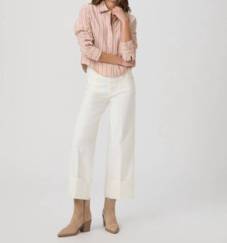 Paige - Sasha Ankle Wide Cuff Jean