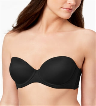 INC International Concepts Women's Multi Way Strapless Bra Black Size 34D