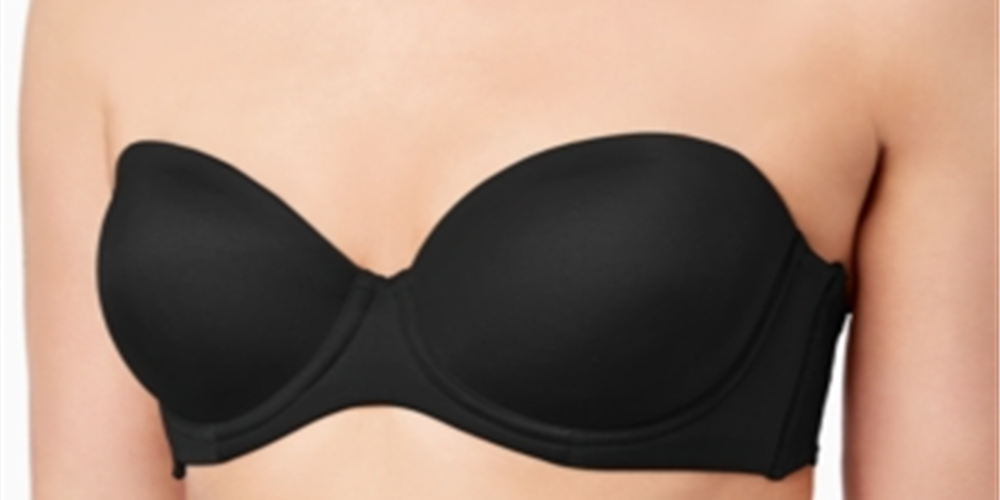 INC International Concepts Women's Multi Way Strapless Bra Black Size 34D