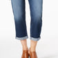 Style & Co Women's Curvy Marseille Wash Skinny Jeans Blue Size 8 Petite