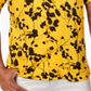 INC International Concepts Men's Samuel Casual Printed Button Down Shirt Yellow Size X-Large