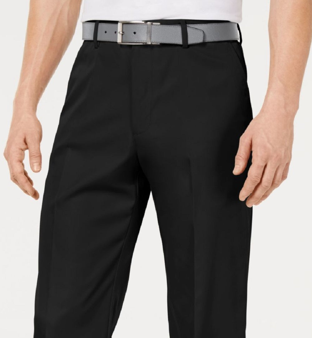 Attack Life By Greg Norman Men's Button Fly Stretch Work Pants Black Size 38X32