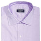 Club Room Men's Slim Fit Stretch Easy Care Pinpoint Solid Dress Shirt Purple Size 32-33