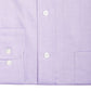 Club Room Men's Slim Fit Stretch Easy Care Pinpoint Solid Dress Shirt Purple Size 32-33