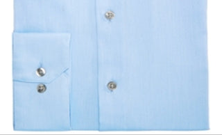 Alfani Men's Athletic Fit Button up Dress Shirt Blue Size 36-37