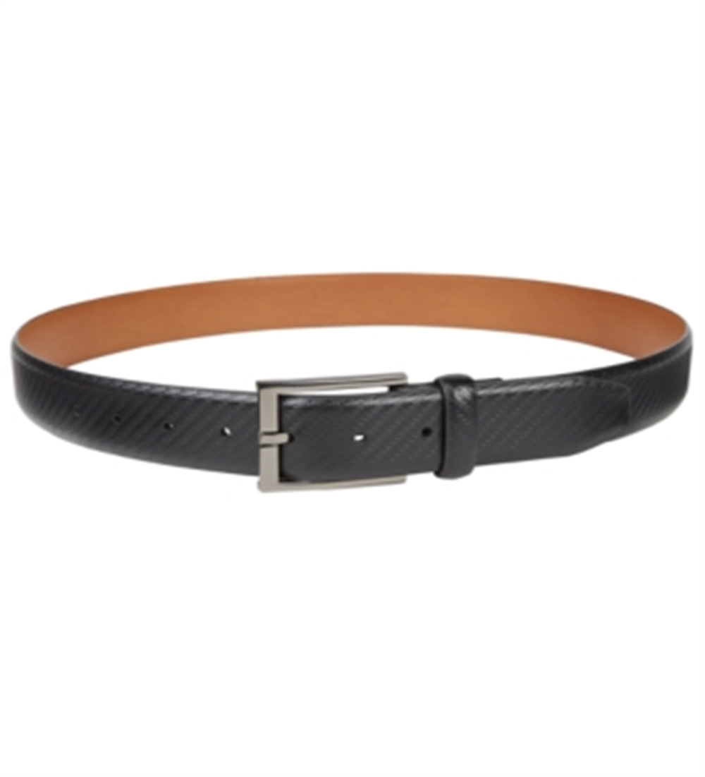 Alfani Men's Basketweave Dress Belt Black Size X-Large