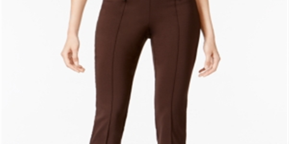Style & Co Women's Rich Truffle Pull on Skinny Pants Brown Size XX-Large