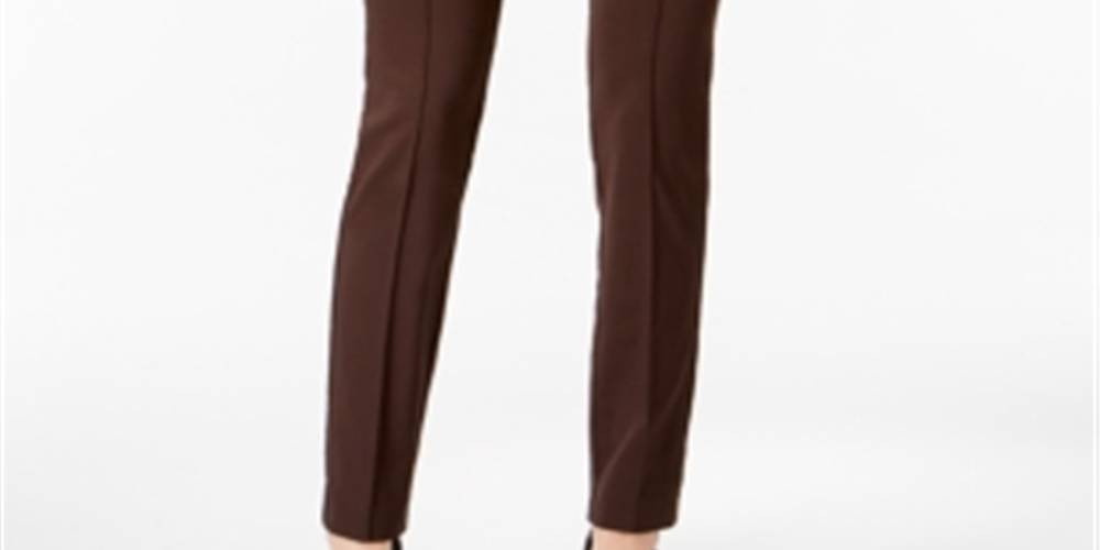 Style & Co Women's Rich Truffle Pull on Skinny Pants Brown Size XX-Large