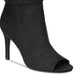 Material Girl Women's Petra Open Toe Heeled Ankle Boots Black Size 7.5 M