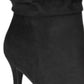 Material Girl Women's Petra Open Toe Heeled Ankle Boots Black Size 8 M