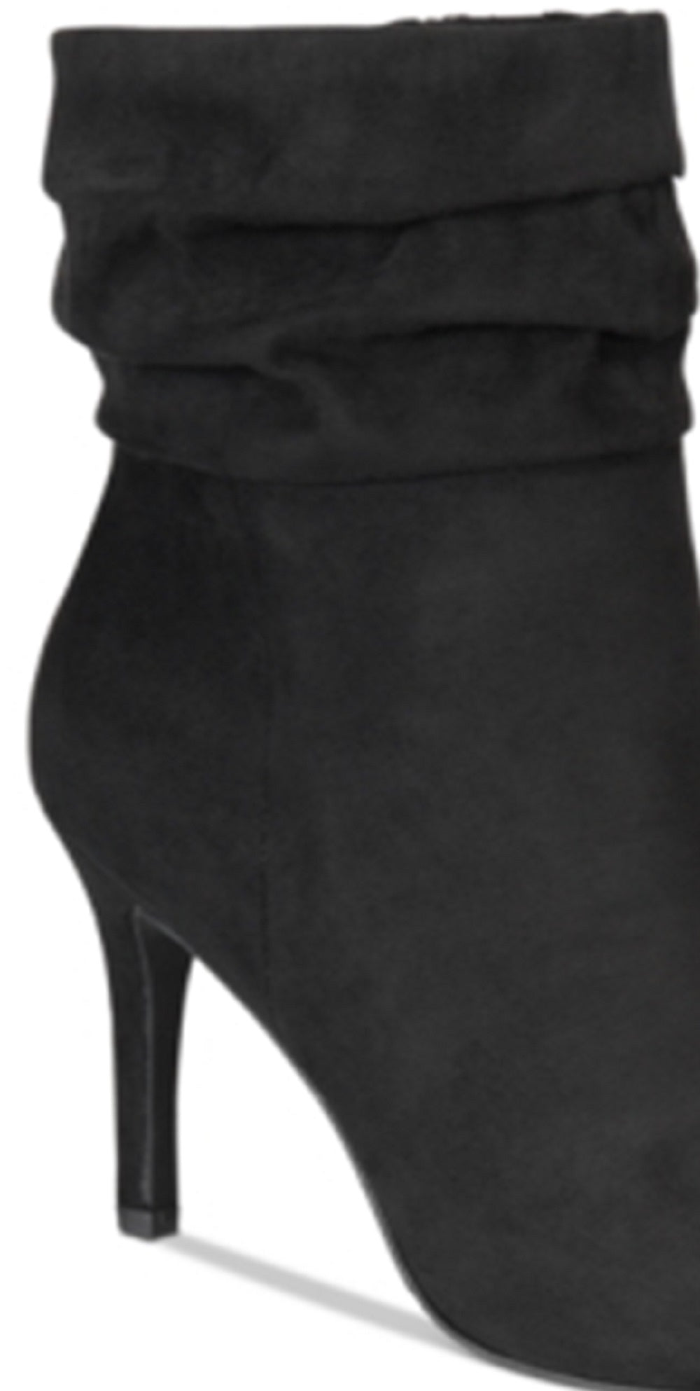 Material Girl Women's Petra Open Toe Heeled Ankle Boots Black Size 8 M