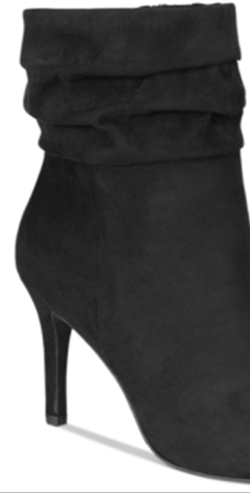 Material Girl Women's Petra Open Toe Heeled Ankle Boots Black Size 9 M