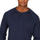American Rag Men's Henley Basic T-Shirt Blue Size Medium