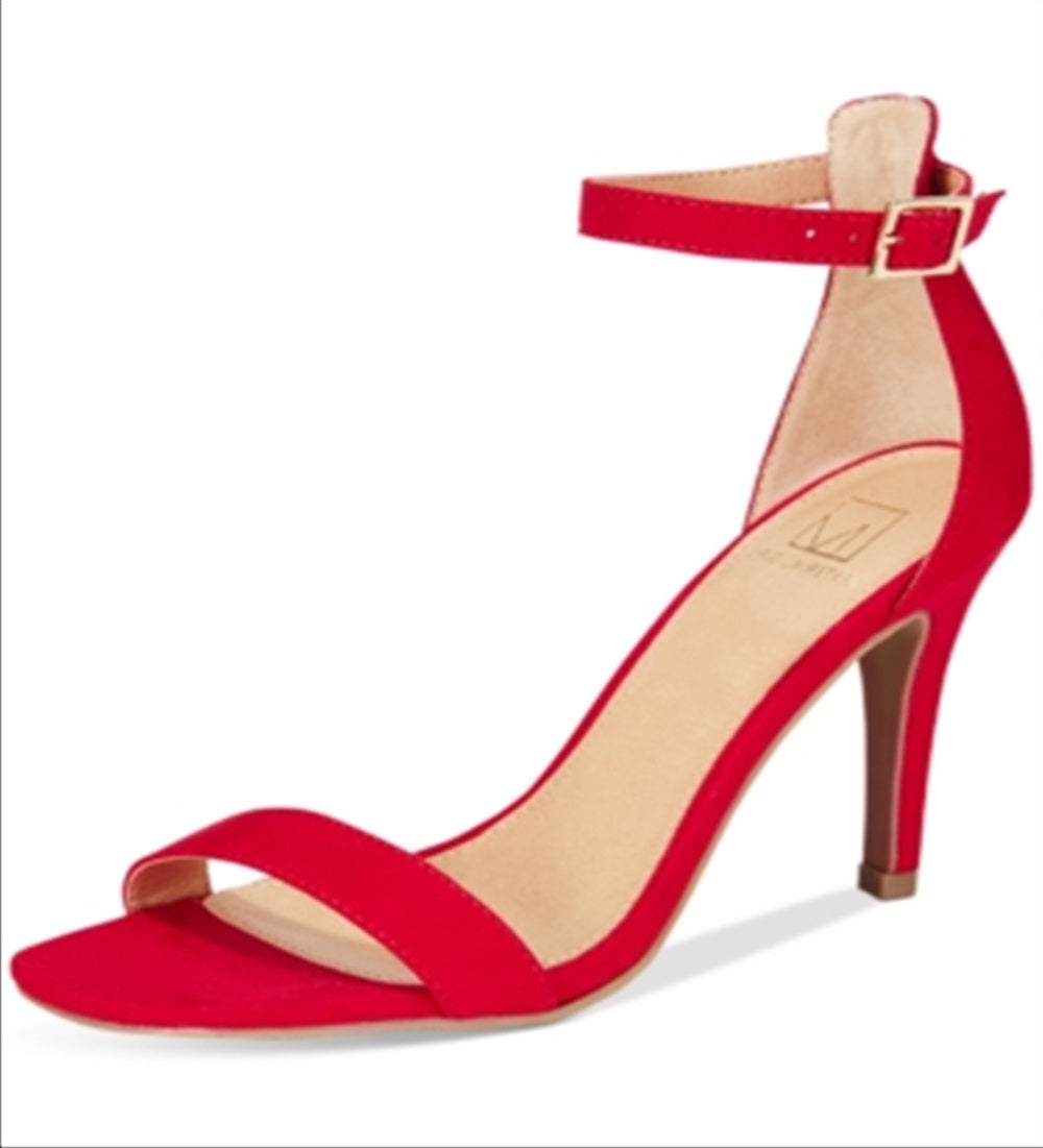 Material Girl Women's Blaire Two Piece Dress Sandals Red Size 5.5 M