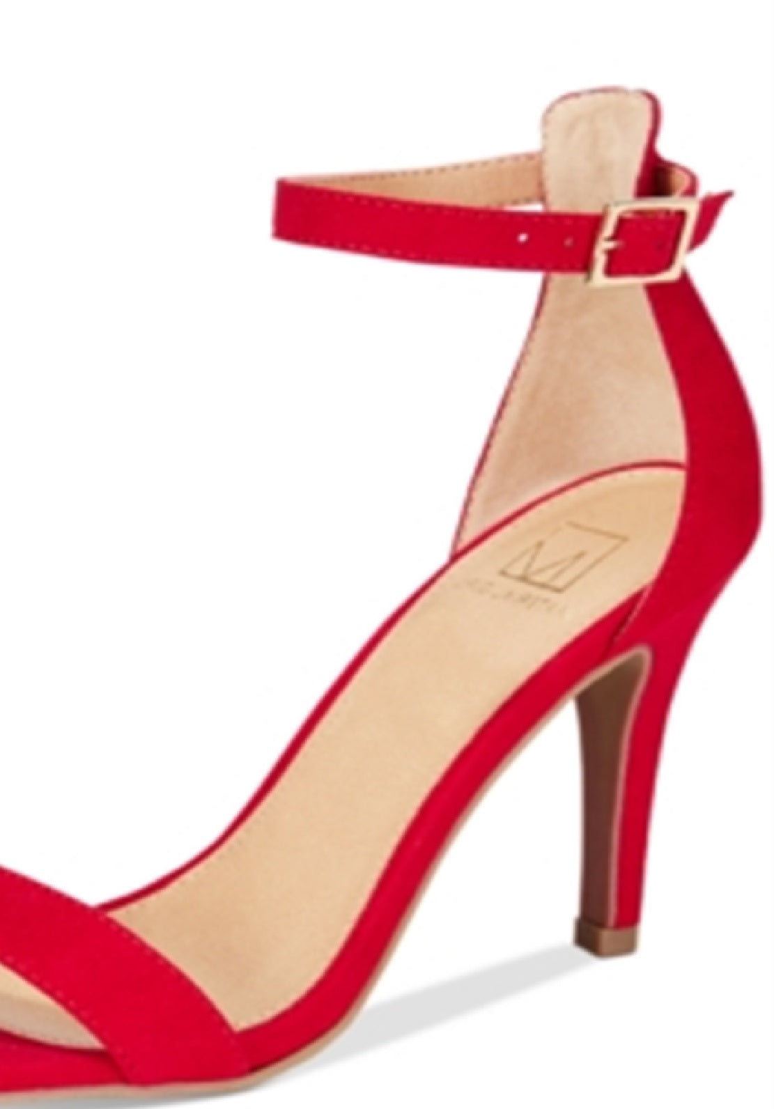 Material Girl Women's Blaire Two Piece Dress Sandals Red Size 5.5 M