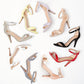 Material Girl Women's Blaire Two Piece Dress Sandals Red Size 11 M