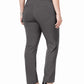 Charter Club Women's Cambridge Tummy Control Slim Leg Pants Grey Size 4 Petite
