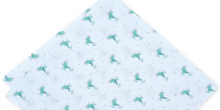 Bar III Men's Frog Striped Business Pocket Square Blue Size  Regular