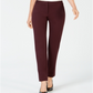 Alfani Women's Zippered Pockets Skinny Evening Pants Red Size 8
