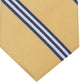 Club Room Men's Cranston Stripe Pattern Work Wear Neck Tie Yellow Size Regular