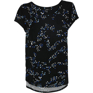 Alfani Women's Printed T-Shirt Black Size Small