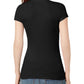 INC International Concepts Women's Black Ribbed V-Neck Top Size Large