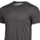 ID Ideology Men's Core Crew Neck Mesh Back T-Shirt Gray Size Medium