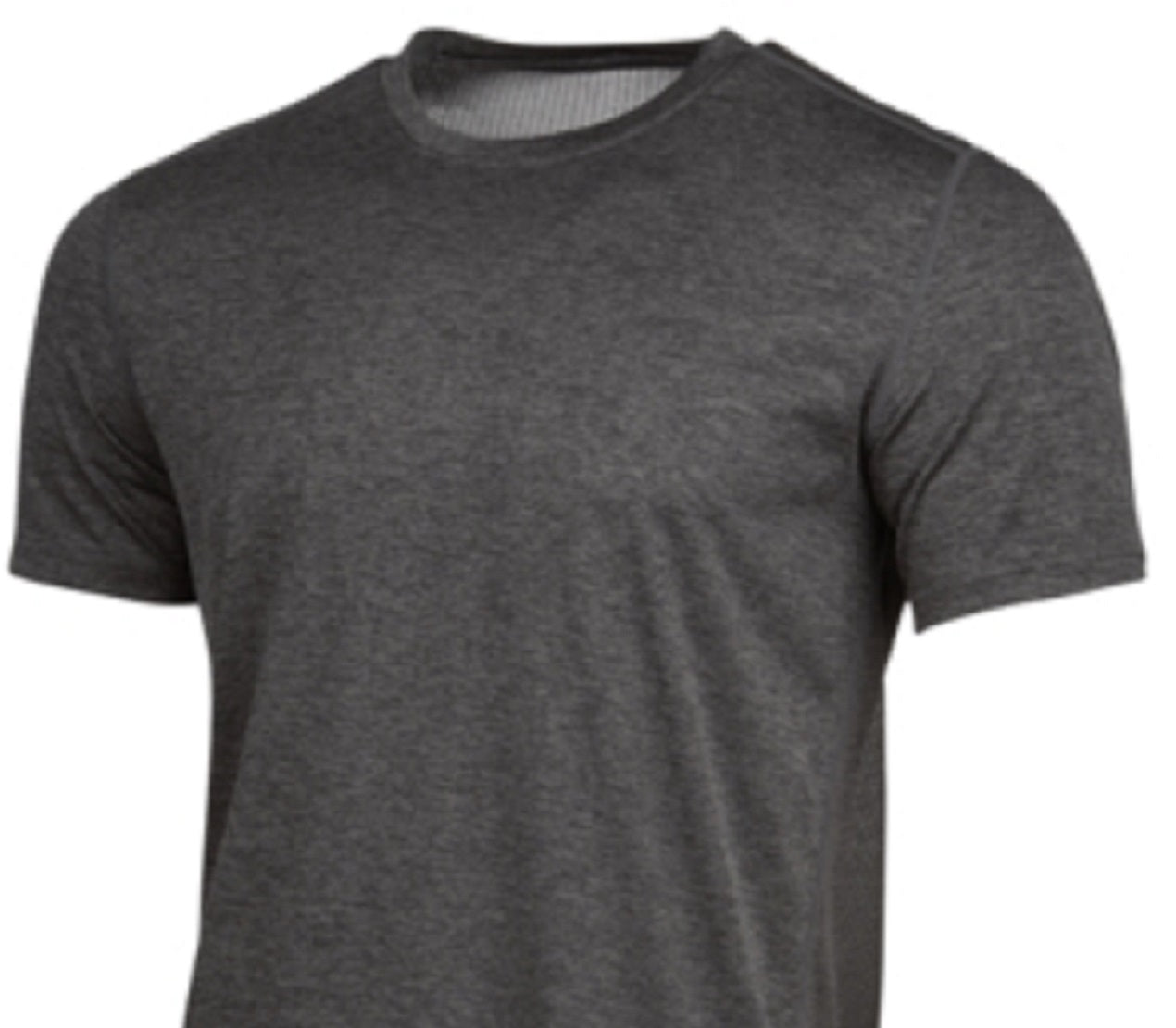 ID Ideology Men's Core Crew Neck Mesh Back T-Shirt Gray Size Medium