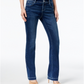 INC International Concepts Women's Curvy Bootcut Tummy Control Jeans Blue Size 0 Petite