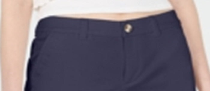 Maison Jules Women's Skinny Shorts Blue Size 2