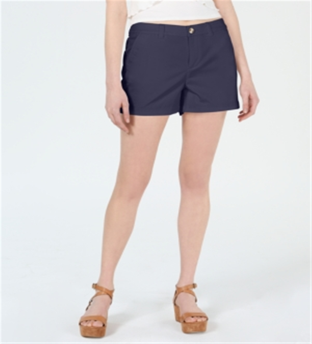 Maison Jules Women's Skinny Shorts Blue Size 2