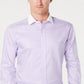Tasso Elba Men's Classic Regular Fit Non Iron French Cuff Dress Shirt Purple Size 32X33