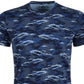 American Rag Men's Wave Camouflage T-Shirt Blue Size Medium