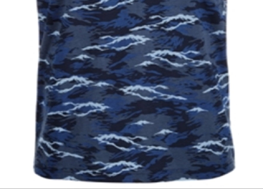 American Rag Men's Wave Camouflage T-Shirt Blue Size Medium