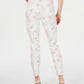 Style & Co Women's Floral Skinny Jeans White Size 6