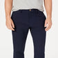 Club Room Men's Straight Leg Chino Stretch Pants Blue Size 36X34