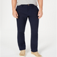 Club Room Men's Straight Leg Chino Stretch Pants Blue Size 36X34